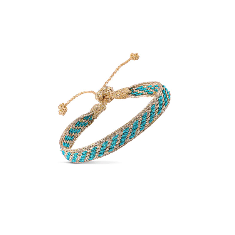 Izy II Bracelet Gold Tiffany Blue
